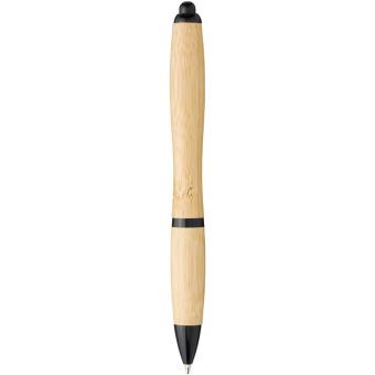 Nash bamboo ballpoint pen, nature Nature,black