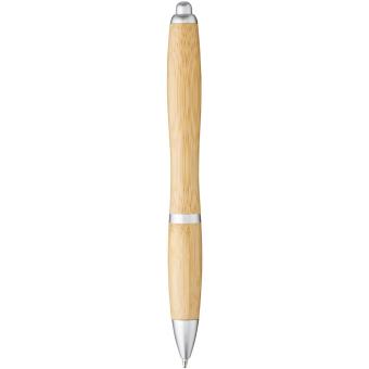 Nash Kugelschreiber aus Bambus Silber