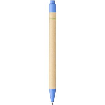 Berk Kugelschreiber aus recyceltem Karton und Mais Blau