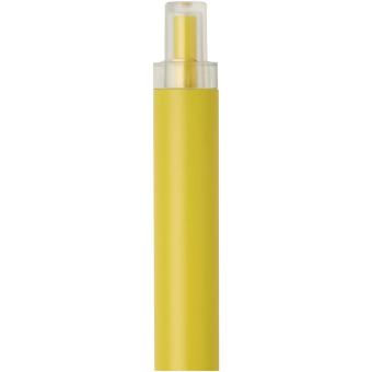 Spectrum recycled aluminium ballpoint pen (blue ink) Yellow