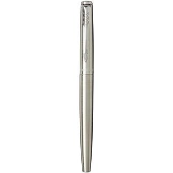 Parker Jotter Füllfederhalter Edelstahl (blaue Mine) Chromgelb