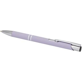 Moneta soft touch ballpoint pen (black ink) Lilac