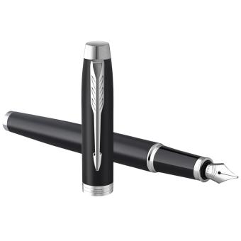 Parker IM fountain pen (blue ink) Black matt