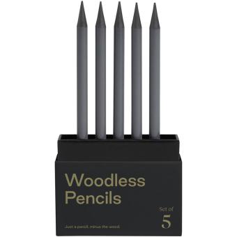 Karst® 5-pack 2B woodless graphite pencils Convoy grey