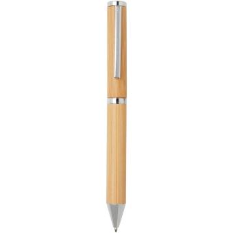 Apolys bamboo ballpoint and rollerball pen gift set Nature