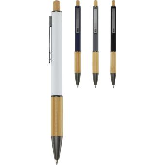 Darius recycled aluminium ballpoint pen (black ink) Convoy grey