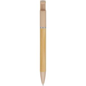 Delfina phone holder pen (blue ink) Oatmeal