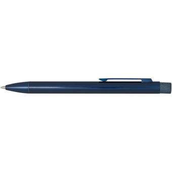Beatriz recycled brass ballpoint pen (black ink) Aztec blue