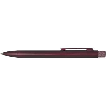 Beatriz recycled brass ballpoint pen (blue ink) Burgundy
