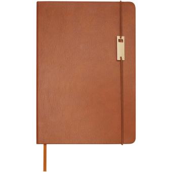 Legato A5 Notizbuch und Tintenroller Set (blaue Mine) Braun