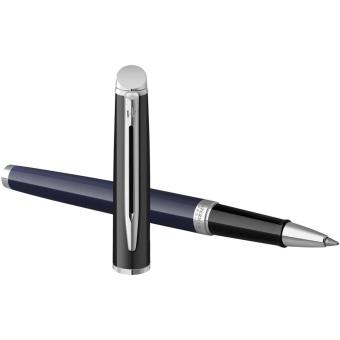 Waterman Hemisphere Color-Block Tintenroller mit Palladiumbeschichtung (schwarze Mine), blau Blau,schwarz