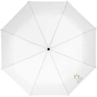 Wali 21" foldable auto open umbrella White
