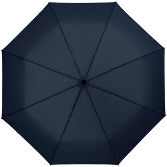 Wali 21" foldable auto open umbrella Navy