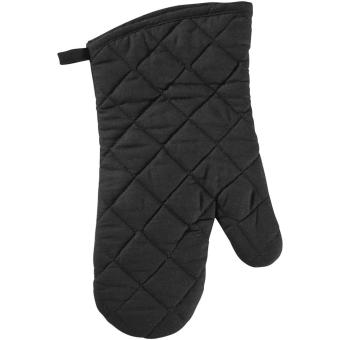 Maya oven glove with silicone grip, charcoal Charcoal,black