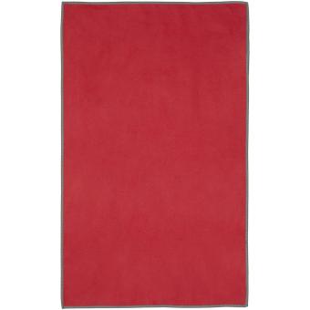 Pieter ultraleichtes und schnell trocknendes GRS Handtuch 30 × 50 cm Rot