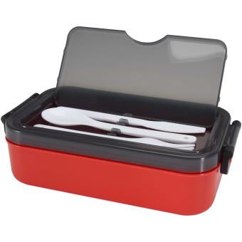 Snappy 1000 ml Lunchbox und Besteckset Rot
