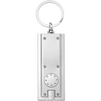 Castor LED keychain light Silver