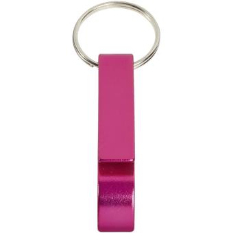 Tao bottle and can opener keychain Magenta