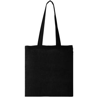 Carolina 100 g/m² cotton tote bag 7L Black