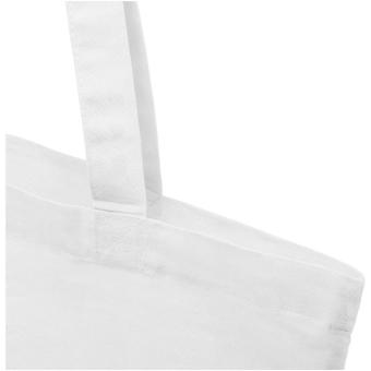 Carolina 100 g/m² Baumwoll Tragetasche 7L Weiß