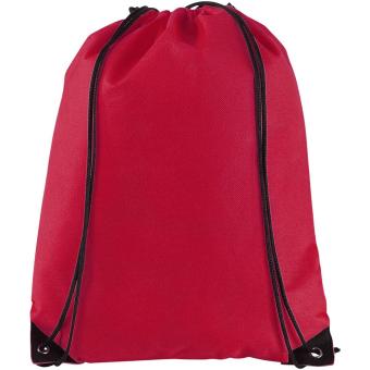 Evergreen non-woven drawstring bag 5L Red