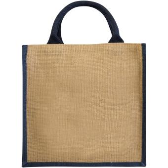 Chennai Jute Tragetasche 16L Natur/Marine