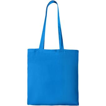 Madras 140 g/m² cotton tote bag 7L Midnight Blue
