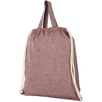 Pheebs 150 g/m² recycled drawstring bag 6L Heather royal
