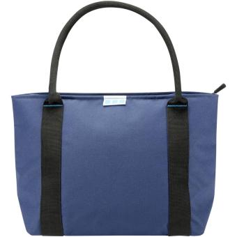REPREVE® Our Ocean™ 12-can GRS RPET cooler tote bag 11L Navy