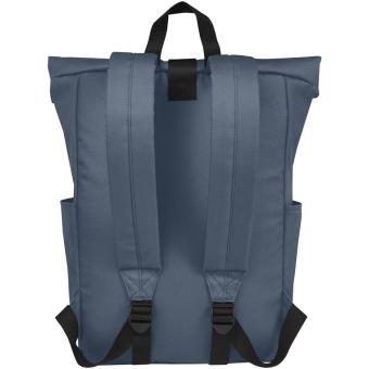Byron 15,6" GRS RPET Roll-Top Rucksack 18 L Blau