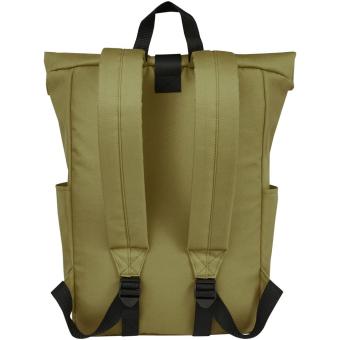 Byron 15,6" GRS RPET Roll-Top Rucksack 18 L Olivgrün