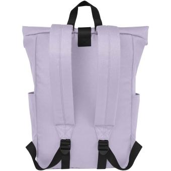 Byron 15.6" GRS RPET roll-top backpack 18L Lilac