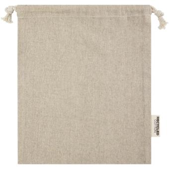Pheebs 150 g/m² GRS recycled cotton gift bag medium 1.5L Nature