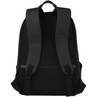 Joey 15.6" GRS recycled canvas anti-theft laptop backpack 18L Black