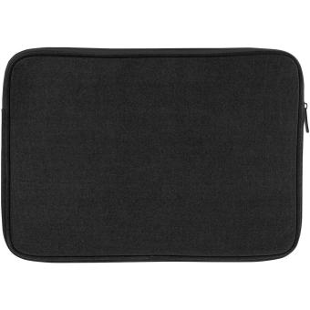 Joey 14" GRS recycled canvas laptop sleeve 2L Black