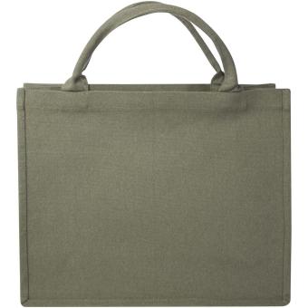 Page 500 g/m² Aware™ recycled book tote bag Green