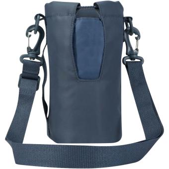 Trip Aware™ recycled travel bottle bag 2L Light blue/blue pusher