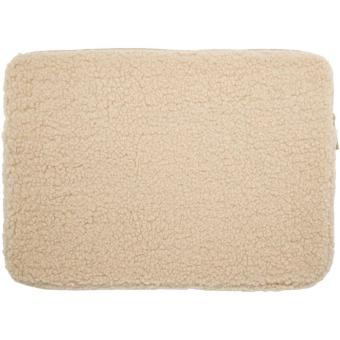 Bear 13" GRS-recycelte Sherpa Laptophülle 2 L Natur