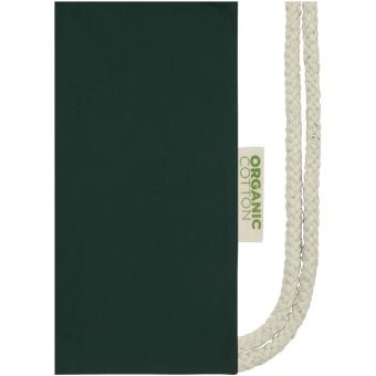 Odisha 140 g/m² OCS organic drawstring bag 5L Dark green