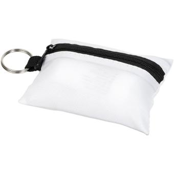 Valdemar 16-piece first aid keyring pouch White