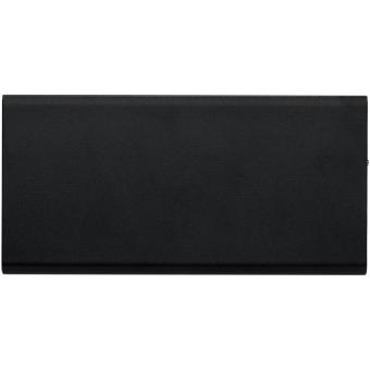 Plate 8000 mAh aluminium power bank Black