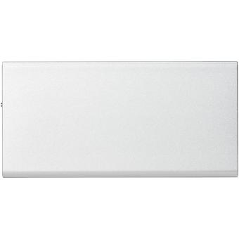 Plate 8000 mAh Aluminium-Powerbank Silber