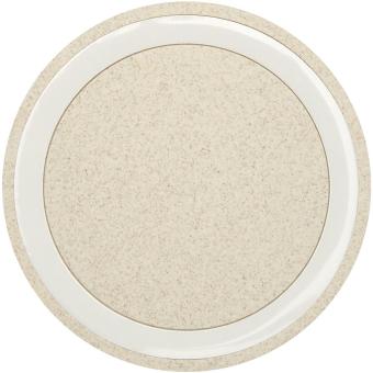 Naka kabelloses 5W Ladepad aus Weizenstroh Beige