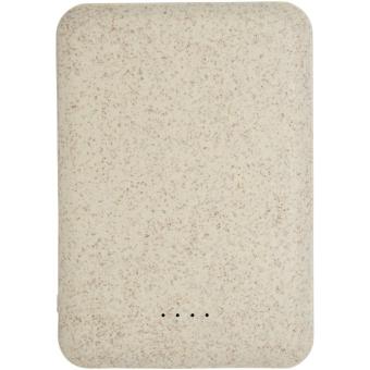 Asama 5000 mAh Powerbank aus Weizenstroh Beige