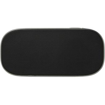 Stark 2.0 5W recycled plastic IPX5 Bluetooth® speaker Silver/black