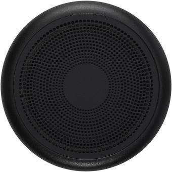 Rise 3W RCS recycled aluminium Bluetooth® mini speaker Black