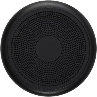 Rise 3W RCS recycled aluminium Bluetooth® mini speaker Black