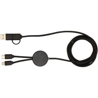 Citala 150 cm 5-in-1 Kabel aus recyceltem Kunststoff für Datenübertragung und 27W Schnellladung Schwarz