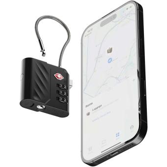 Xtorm Lock Tag TSA Zahlenschloss mit Standort Tracker Schwarz