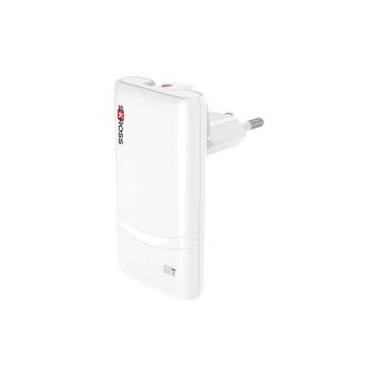 SKROSS® Klip Slim 65W multi-head charger White